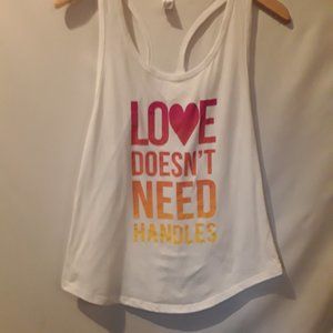 Corner Shop Love Doesn't Need Handles tank 4/16$
